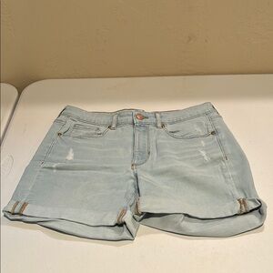 Light Blue Denim Women's Shorts